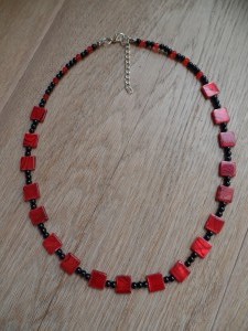 ketting rijgen met 1 staaldraad 